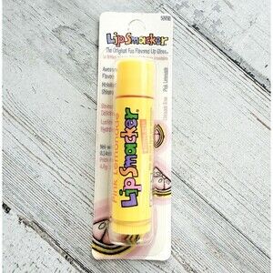 VINTAGE Y2K Lip Smacker Bonne Bell NOS Sealed Pink Lemonade Balm Yellow 00s Gift